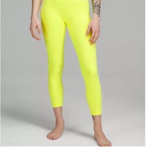 Lululemon Leggings in Electric Lemon Size 8
